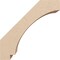 Ekena Millwork 5-inch W x 12-inch D x 12-inch H Imperial Rough Cedar Woodgrain TimberThane Knee Brace, Primed BRCUR05X12X12IMPRCPR - alternate 2